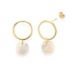 MOTHER OF PEARL PLAYA EARRINGS
